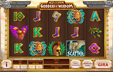 Age Of The Gods Goddes Of Wisdom Slot - Play Online